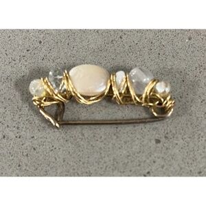 Kazuko Oshima Pearl Wrapped Pin